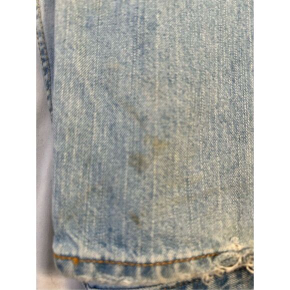 American eagle 31x32 relaxed straight jeans light denim distressed #54485 - Picture 9 of 9